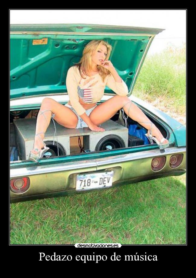 Pedazo equipo de música -