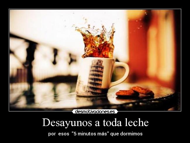 carteles desayuno rapido desmotivaciones