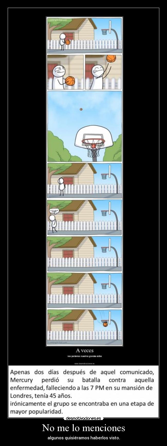 No me lo menciones - algunos quisiéramos haberlos visto.