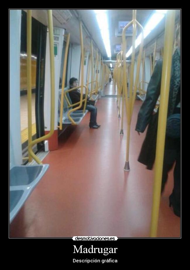 Madrugar - Descripción gráfica