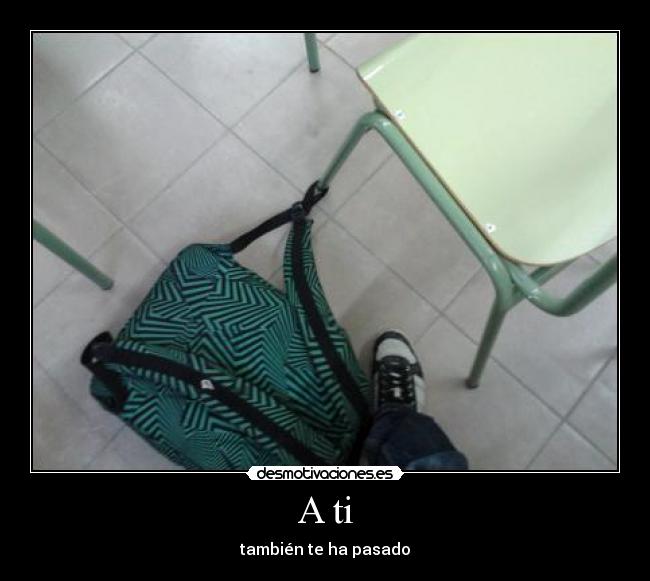 carteles danzadellestreghe mochila enganchada silla clasico desmotivaciones