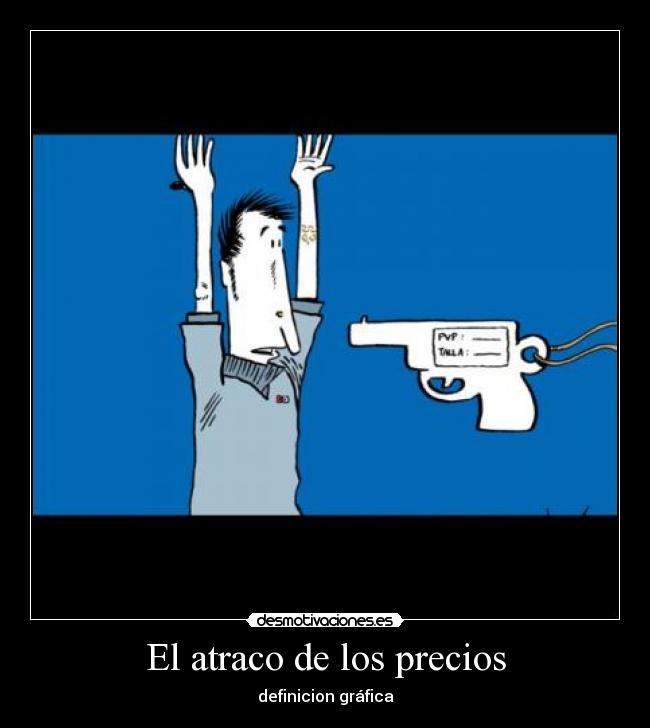 El atraco de los precios - definicion gráfica