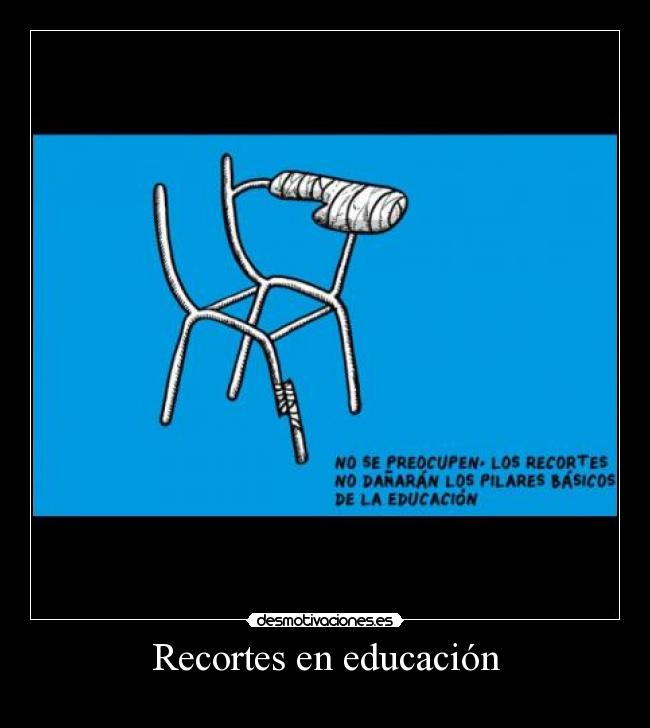 Recortes en educación -