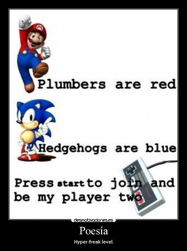 Poesía - Hyper-freak level.