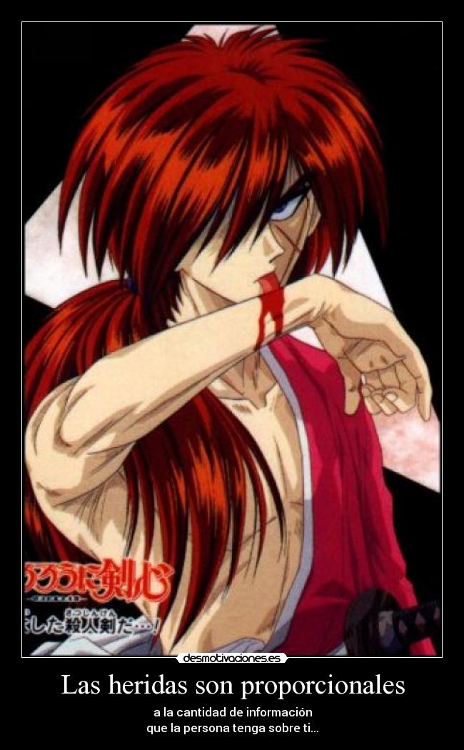 Las heridas son proporcionales - 