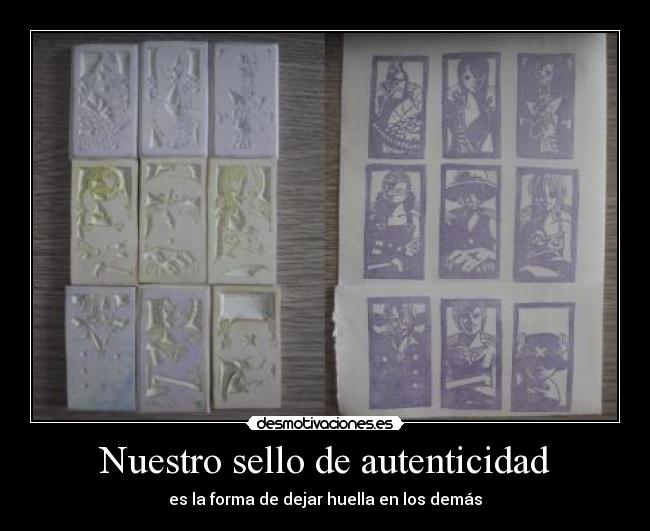 Nuestro sello de autenticidad -