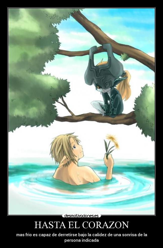 HASTA EL CORAZON - mas frio es capaz de derretirse bajo la calidez de una sonrisa de la persona indicada