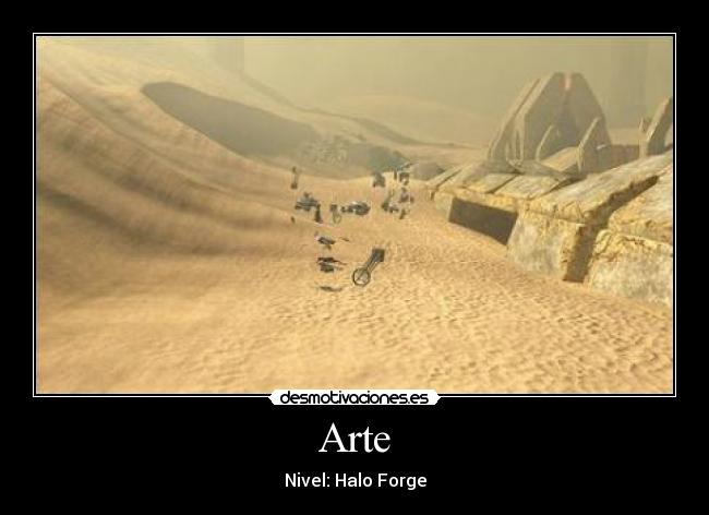 carteles arte halo forge arte desmotivaciones