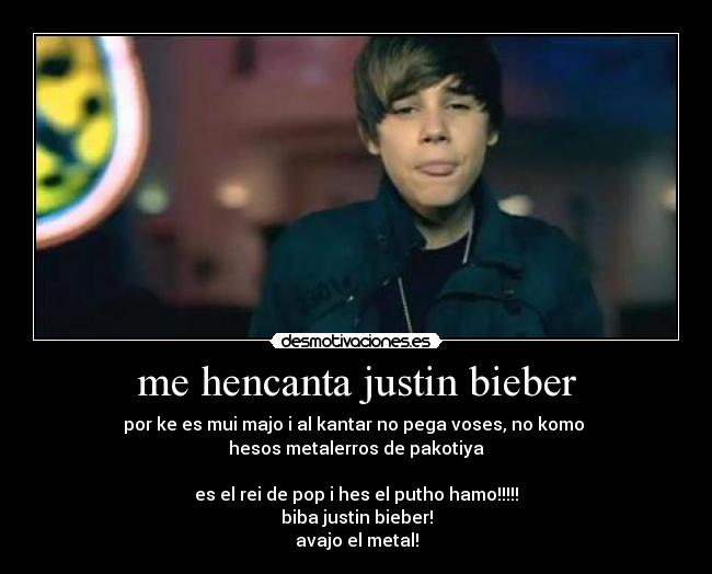 me hencanta justin bieber - 