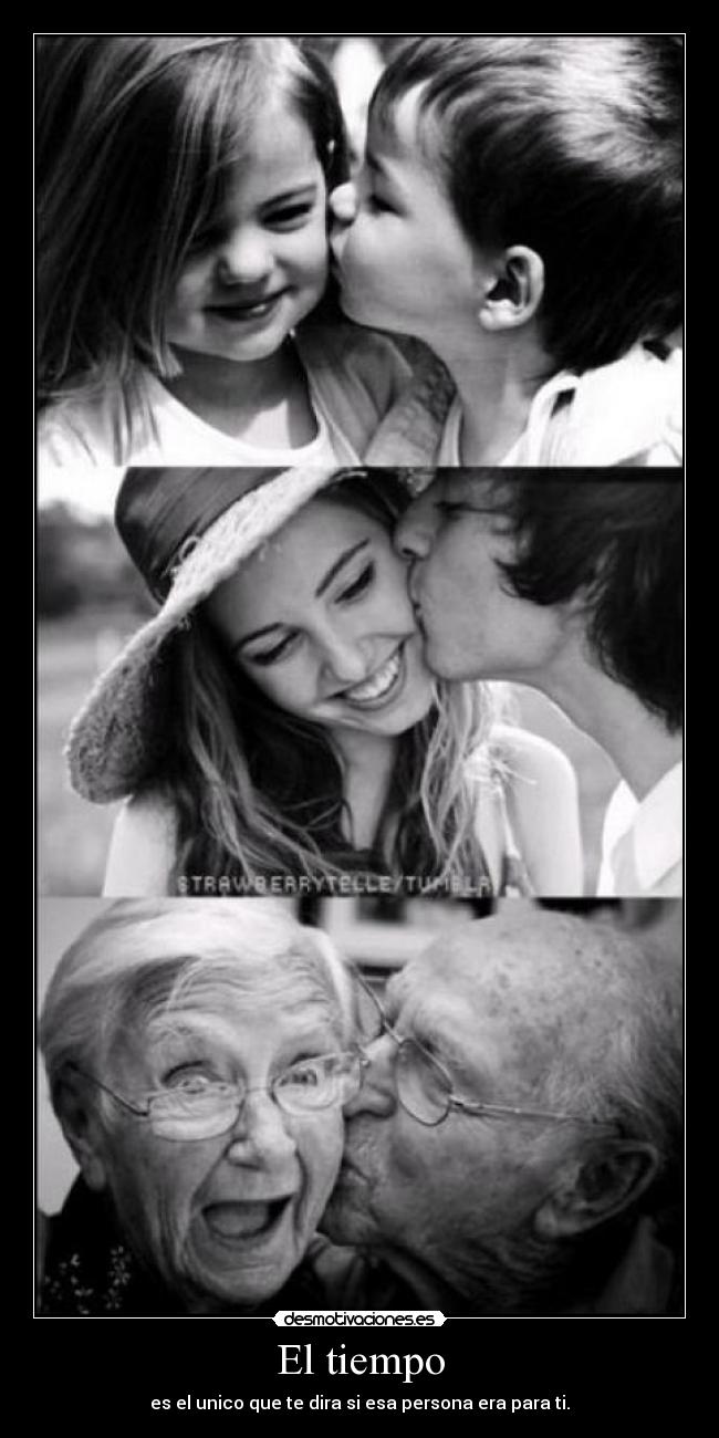 El tiempo - es el unico que te dira si esa persona era para ti.