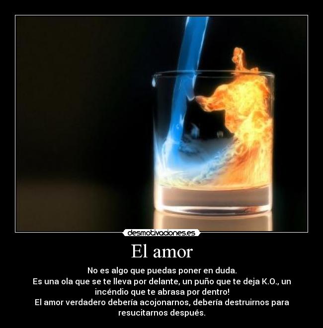 El amor -