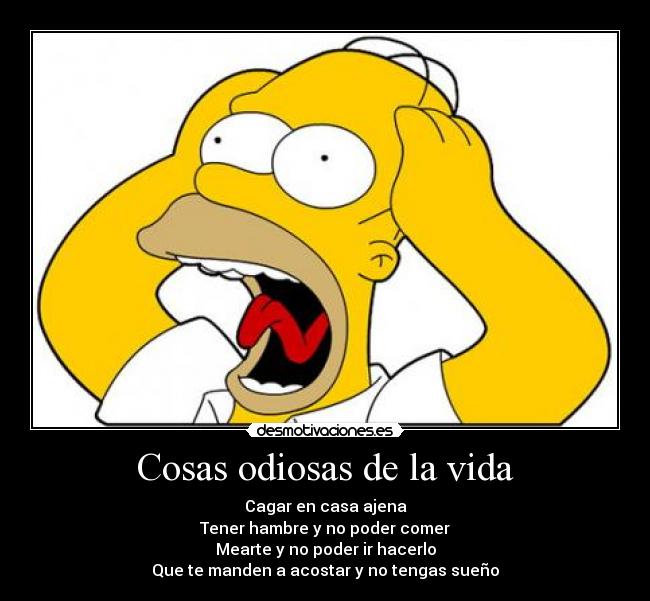 carteles vida homer desmotivaciones