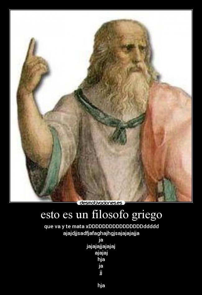 esto es un filosofo griego -