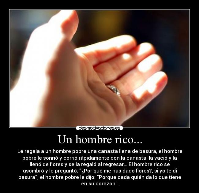 Un hombre rico... - 