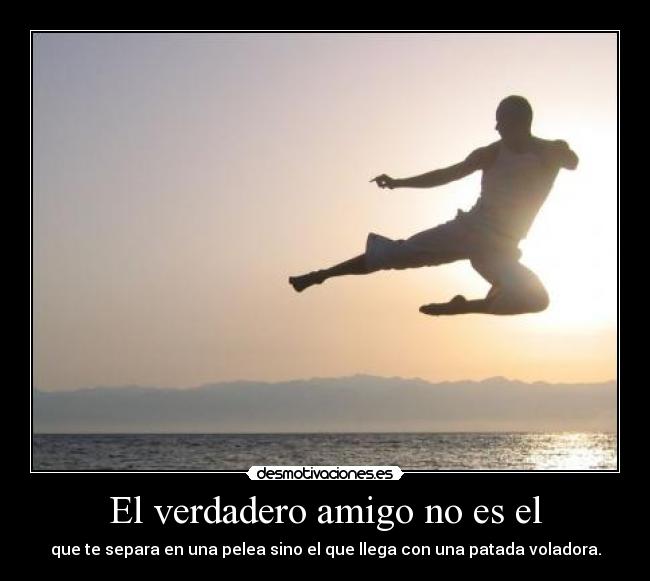 El verdadero amigo no es el -