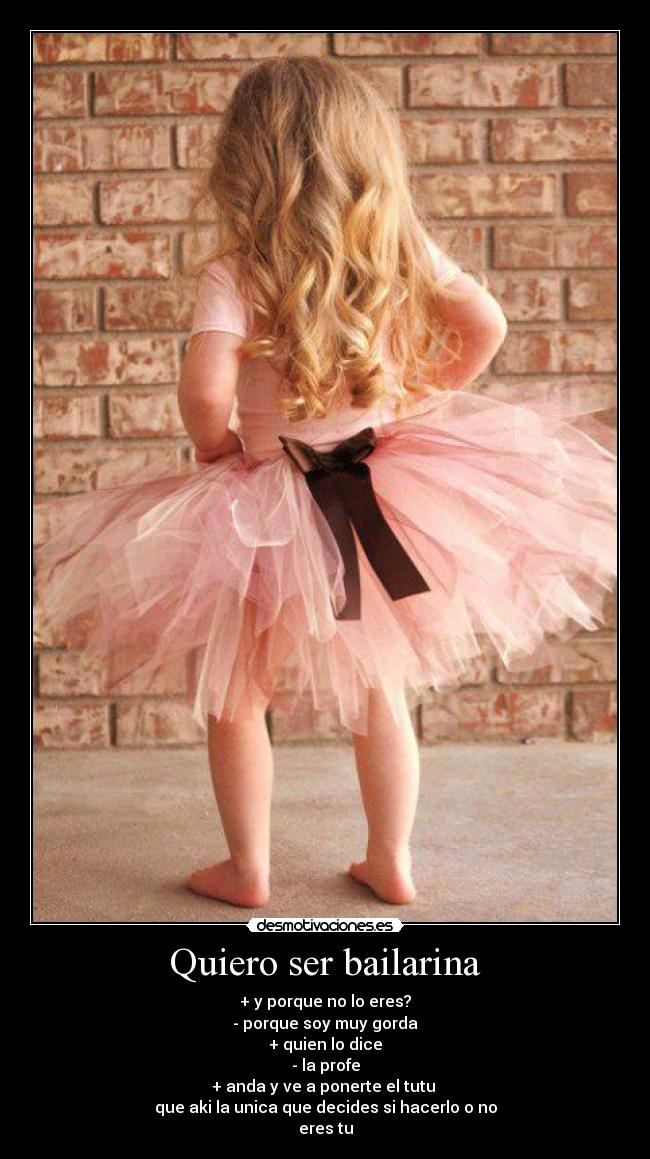 Quiero ser bailarina -