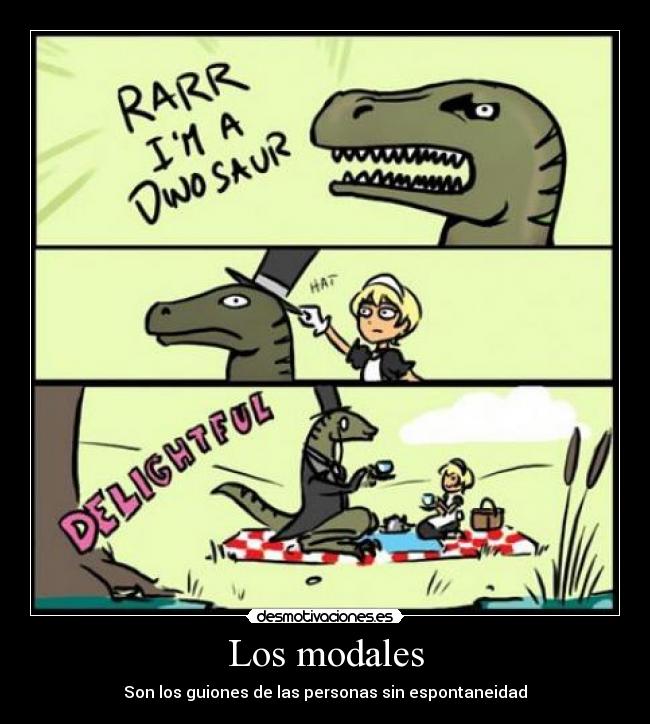 Los modales - 