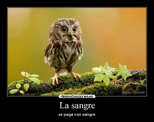 La sangre -