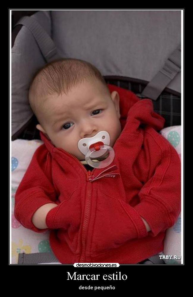 Marcar estilo - desde pequeño