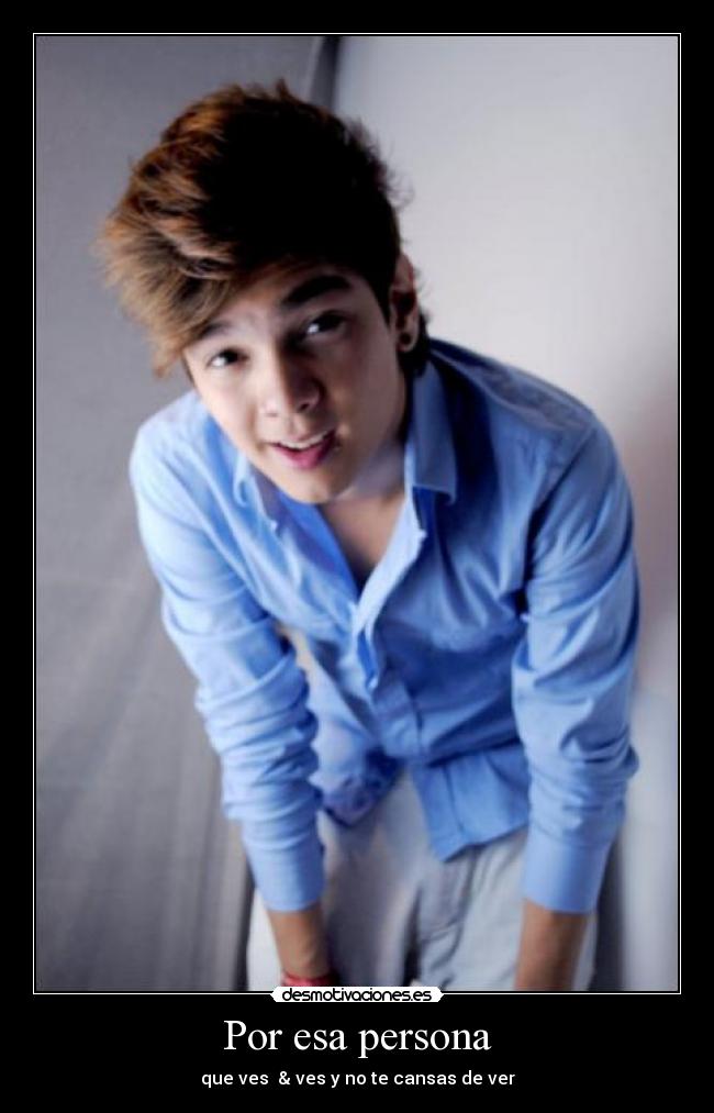 Por esa persona -