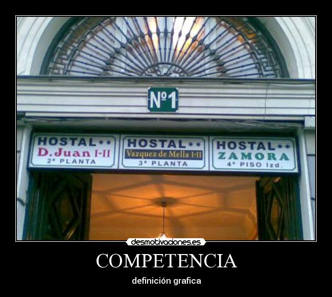 COMPETENCIA - definición grafica