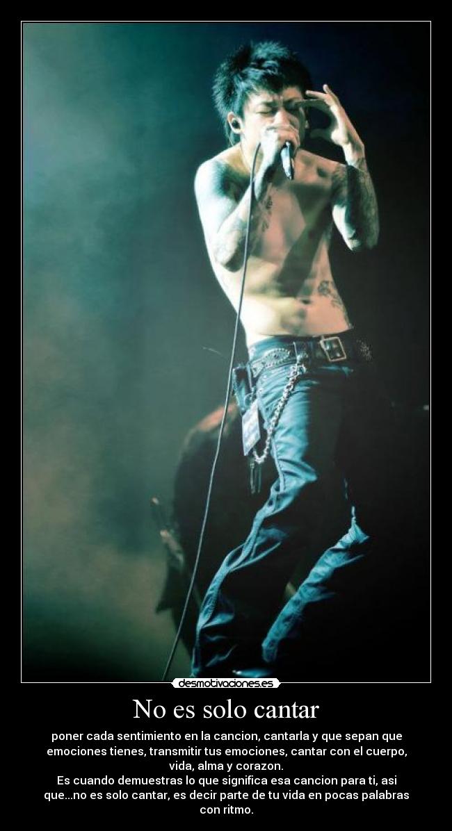 No es solo cantar - 