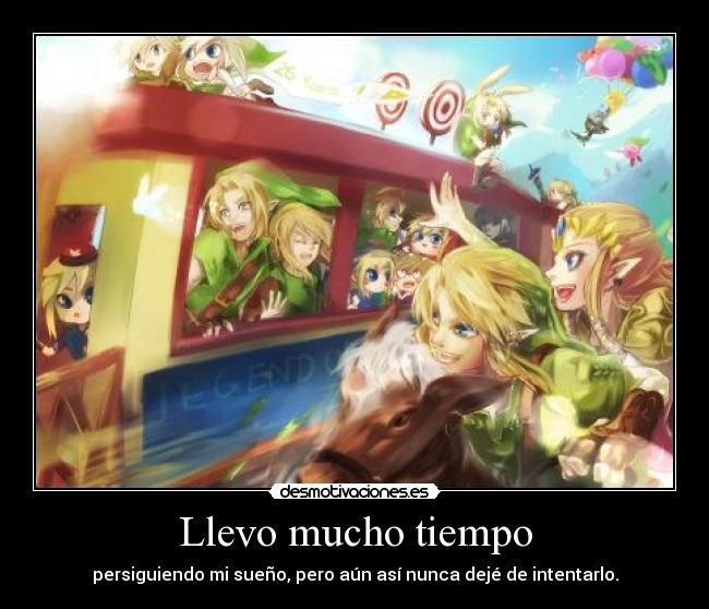 carteles link zelda midna thelegendofzelda llevo mucho tiempo desmotivaciones