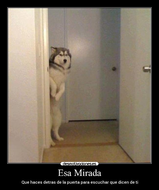 Esa Mirada - Que haces detras de la puerta para escuchar que dicen de ti