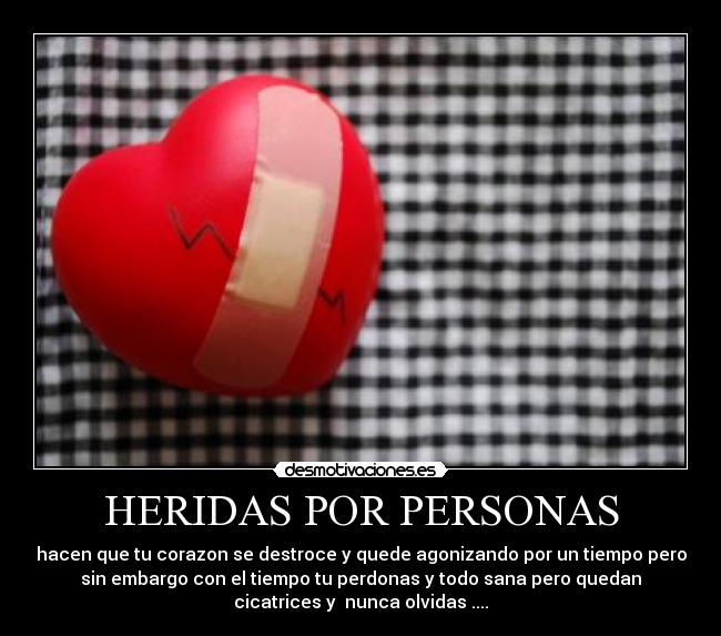 HERIDAS POR PERSONAS - 