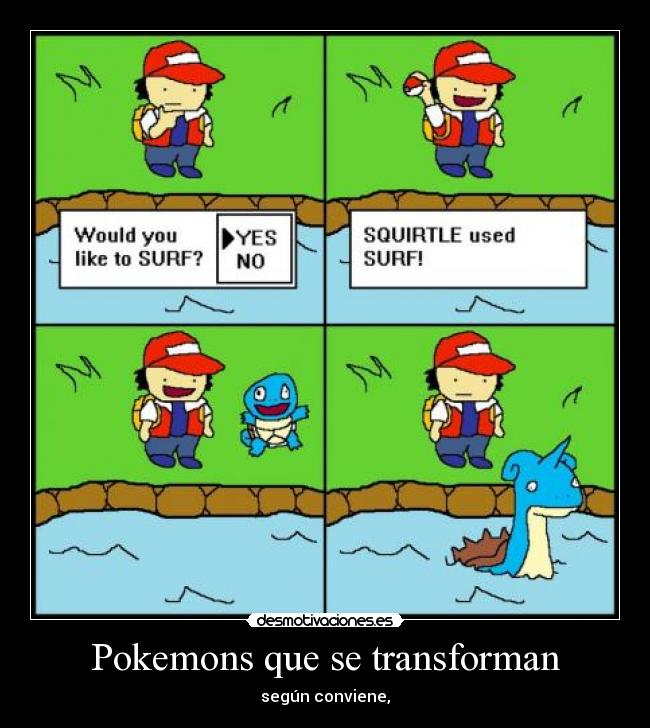 Pokemons que se transforman -