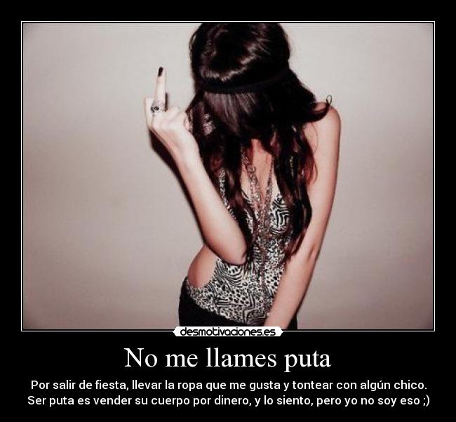 No me llames puta -