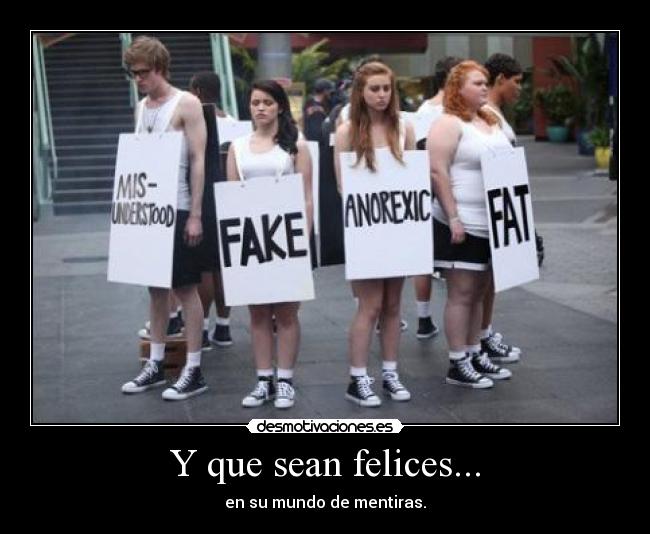 carteles mentiras desmotivaciones