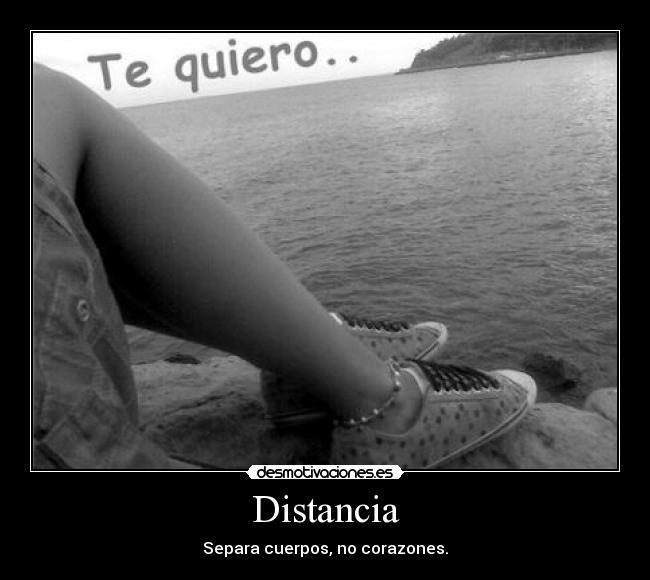 carteles distancia distancia obstaculo para verdadero amor desmotivaciones