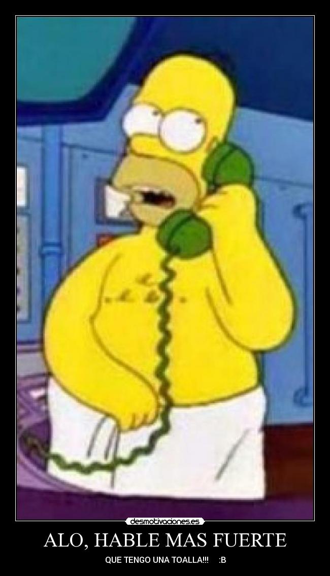 ALO, HABLE MAS FUERTE - QUE TENGO UNA TOALLA!!!     :B