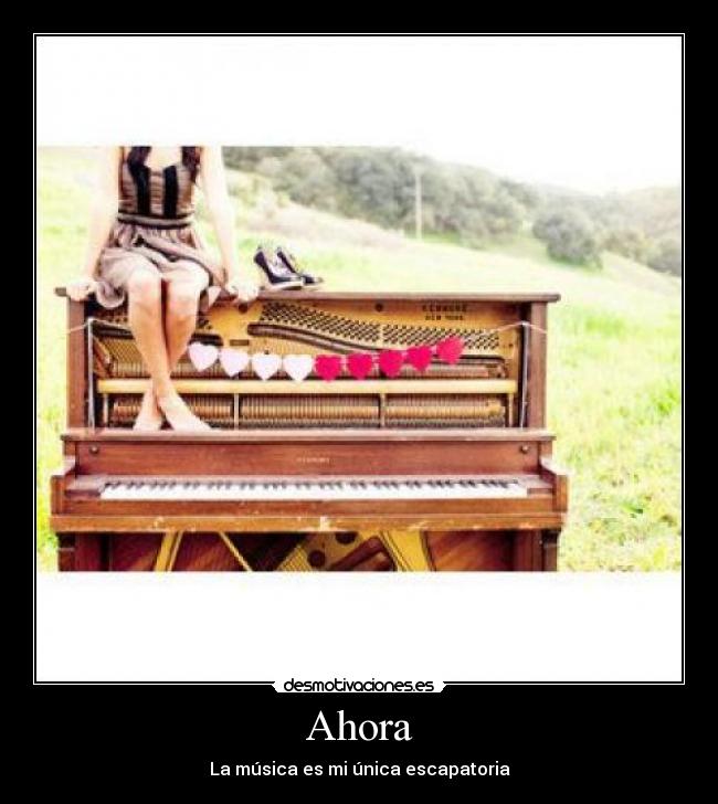 Ahora - La música es mi única escapatoria