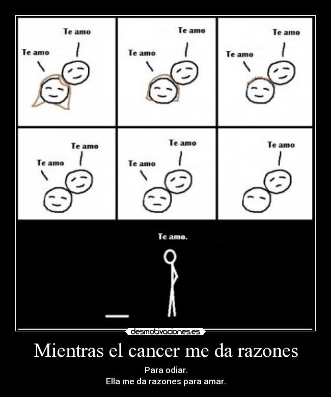 carteles cancer desmotivaciones