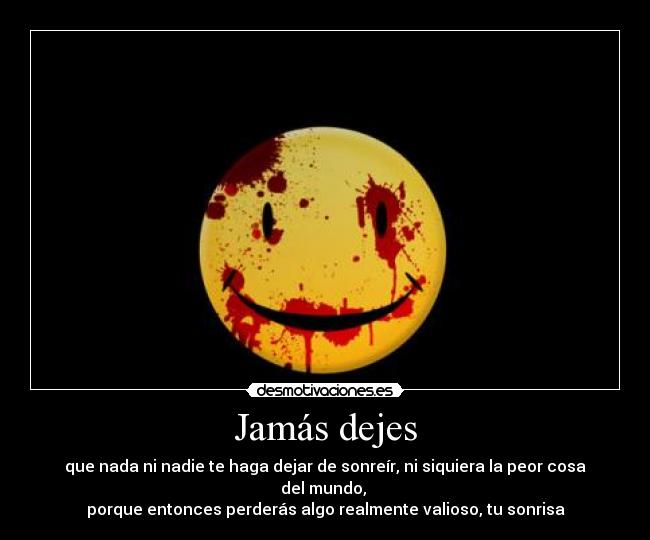 Jamás dejes - 