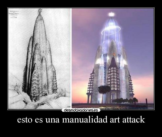 esto es una manualidad art attack -