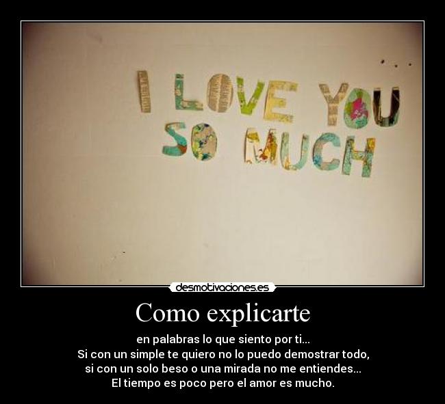 Como explicarte - 