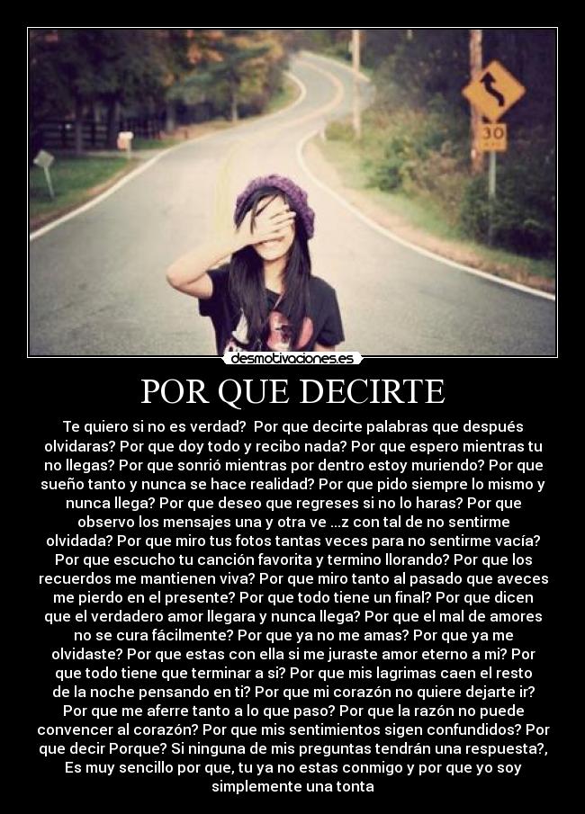 POR QUE DECIRTE - 