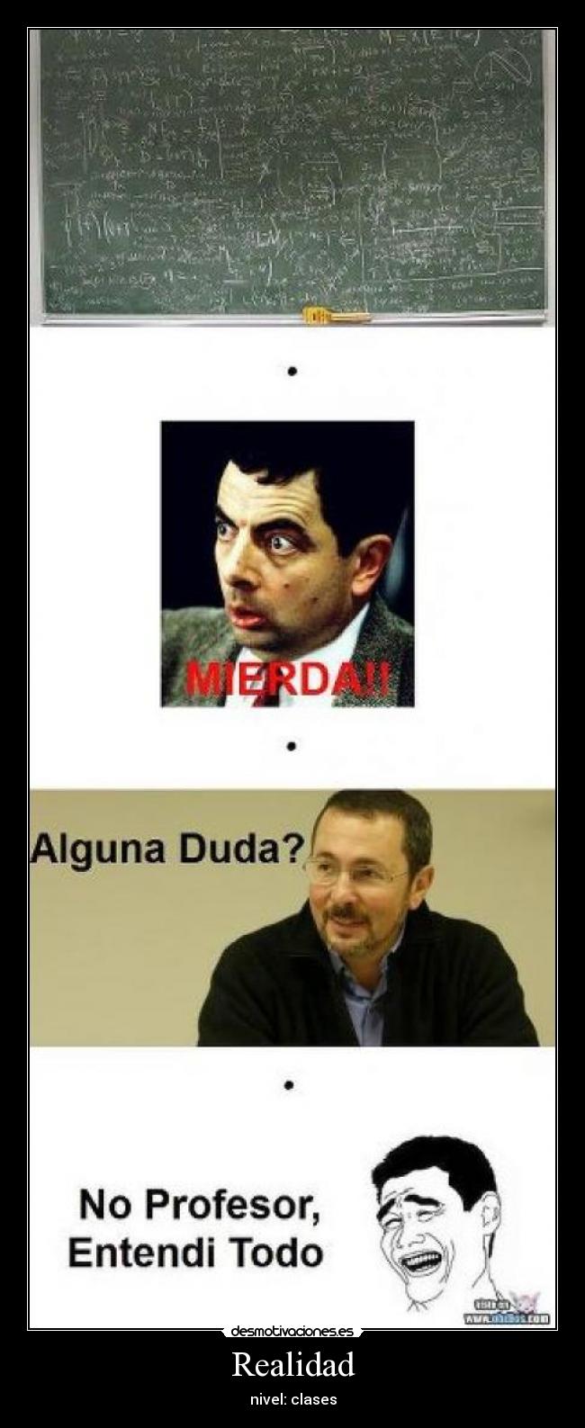 Realidad - nivel: clases
