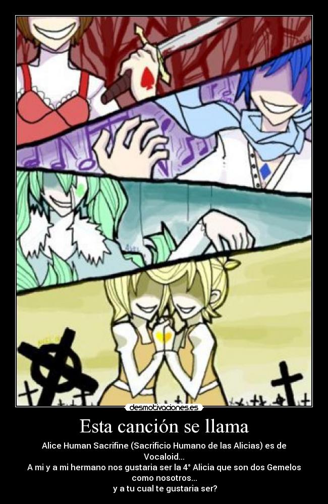 carteles mekio sakine kaito shion miku hatsune rin kagamine len kagamine vocaloid desmotivaciones