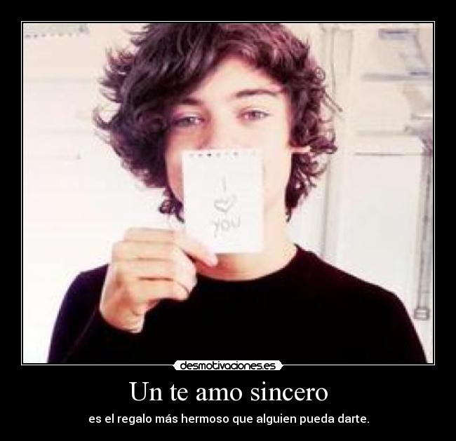 Un te amo sincero - es el regalo más hermoso que alguien pueda darte.