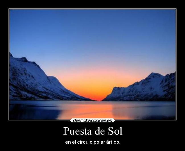 Puesta de Sol - 