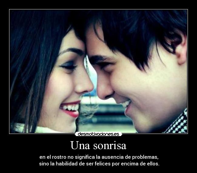Una sonrisa - 