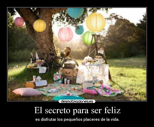 El secreto para ser feliz - 