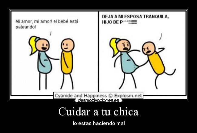 Cuidar a tu chica - lo estas haciendo mal