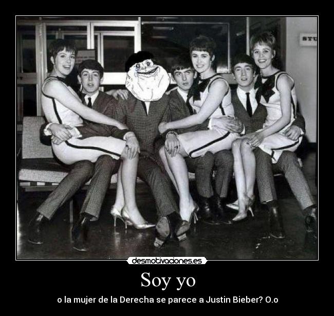 Soy yo - o la mujer de la Derecha se parece a Justin Bieber? O.o