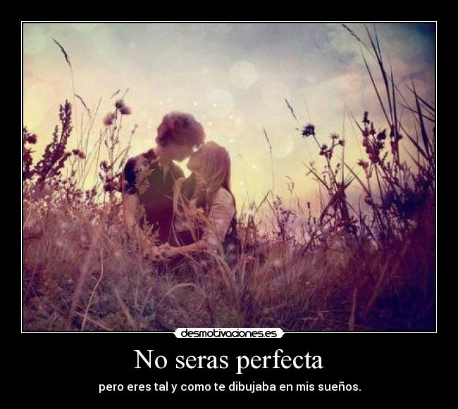 No seras perfecta - 