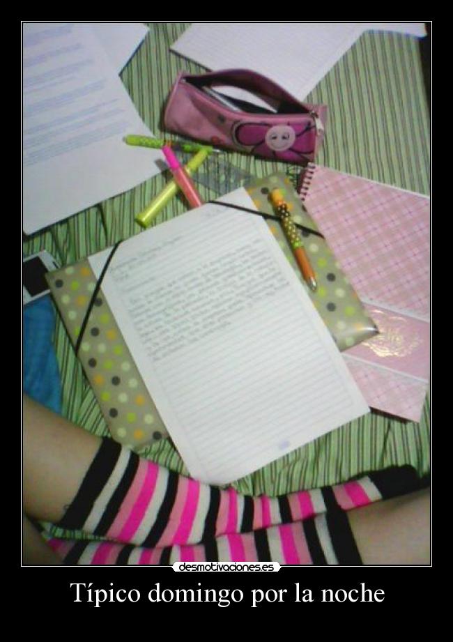 Típico domingo por la noche - 